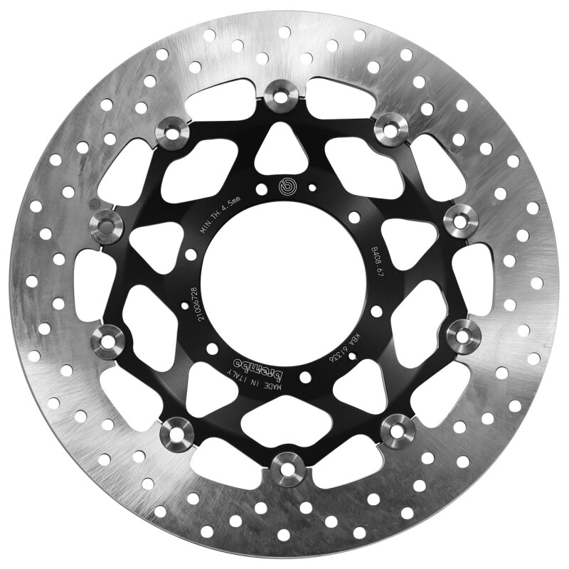 Honda CTX C ABS Brake Rotor (1) - Front - Brembo OE Powersports - Slotted, Floating - `03-`08